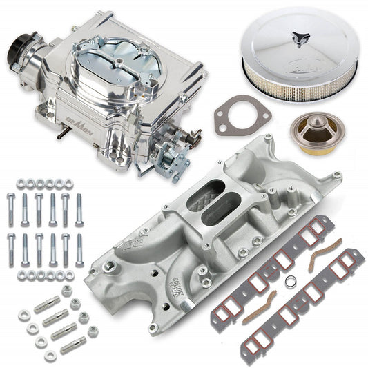 CARBURETOR & MANIFOLD KIT,625,SBF,HOLLEY STREET DEMON