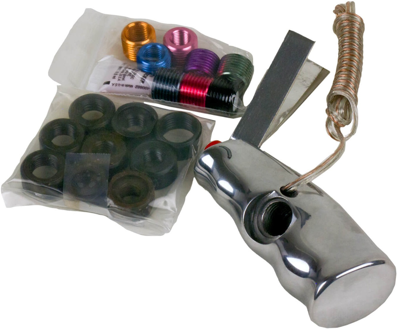 T-HANDLE,UNIVERSAL,W/12V SWITCH,POLISHED