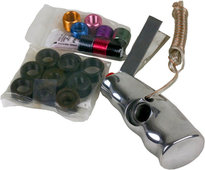 T-HANDLE,UNIVERSAL,W/12V SWITCH,POLISHED