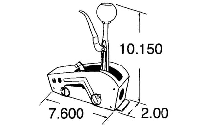 SHIFTER,QUARTER STICK,AUTO,GM PWG & TURBOS