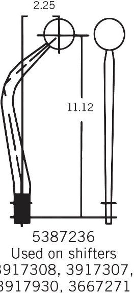 SHIFTER,MASTERSHIFT,3SPD,MANUAL,58-74 GM PASS
