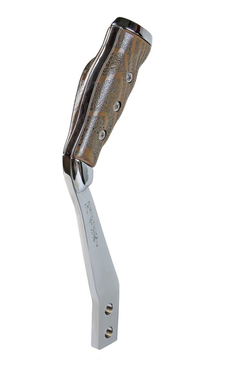 PISTOL GRIP SHIFT HANDLE,MOPAR,71-74 B-BODY,70-74 E-BODY,& 2 BLT HURST,WOOD GRAI