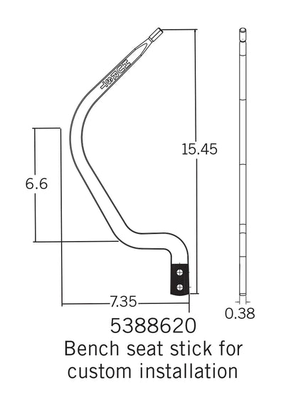 BENCH SEAT STICK