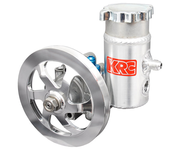 PS PUMP W/PULLEY & TANK,POLISHED V-BELT