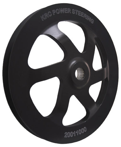 P.S. PULLEY,V-BELT,ALUM PUMP,6" SPLINED