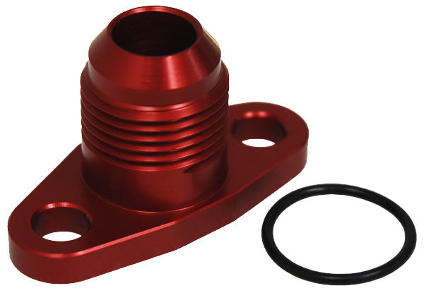 PUMP INLET FITTING,2 BOLT,-10 AN MALE