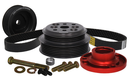 SERPENTINE PULLEY KIT,PRO,30%,SBC,HEAD
