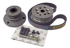 SERPENTINE PULLEY KIT,30%,SBC,BLOCK MNT.