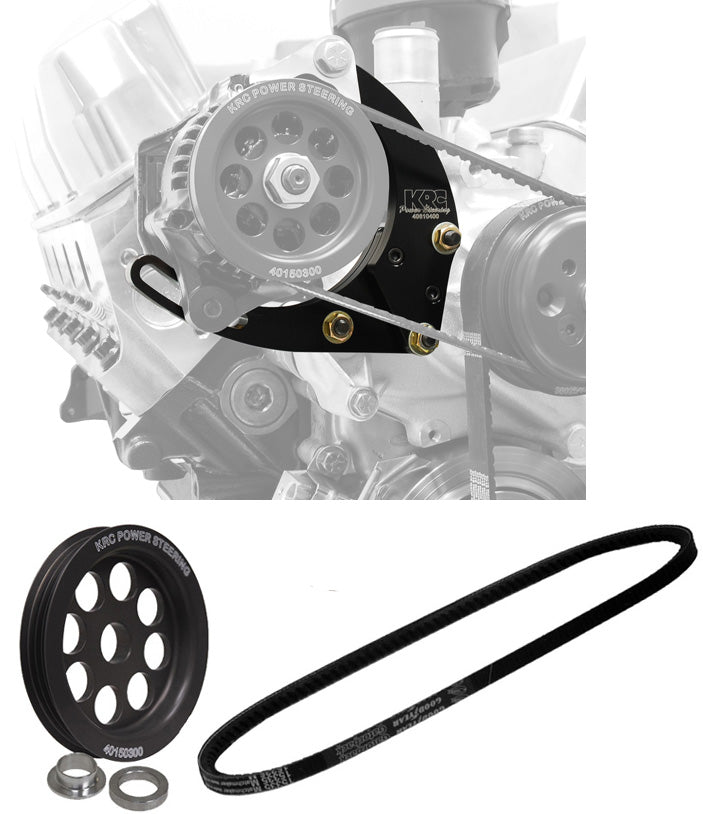 DENSO ALTERNATOR KIT,BRACKET,PULLEY,BELT,SBF