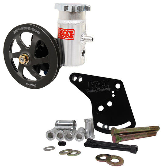 PS STEERING KIT,302 FORD,V-BELT,BOLT-ON