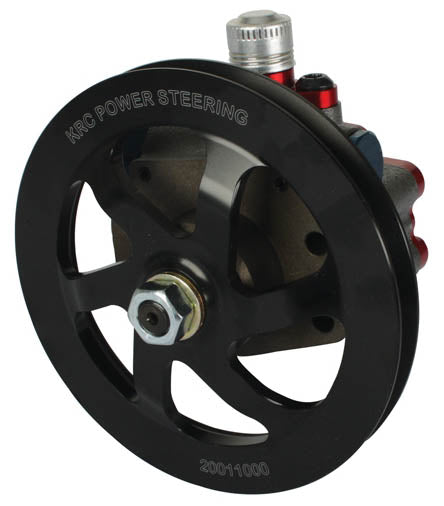 PS PUMP W/PULLEY,V-BELT,ALUMINUM