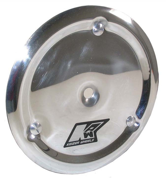 MIDGET ALUM MUD COVER,POLISHED,13"