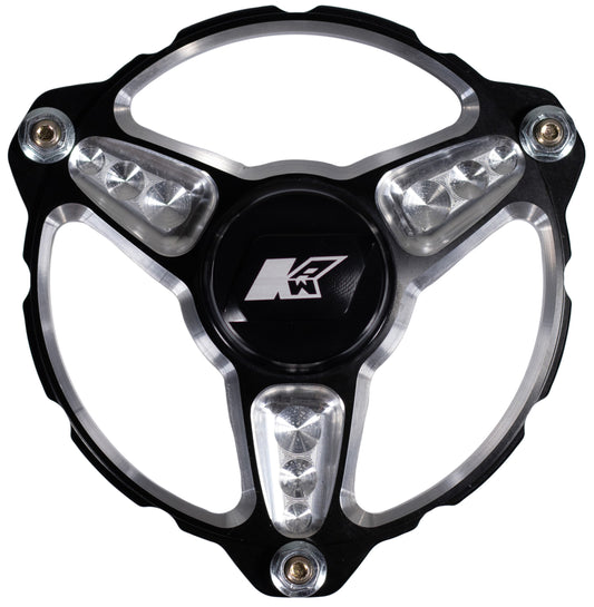 MICRO FRONT HUB,2 TONE,3-SPOKE,WITH BEARINGS
