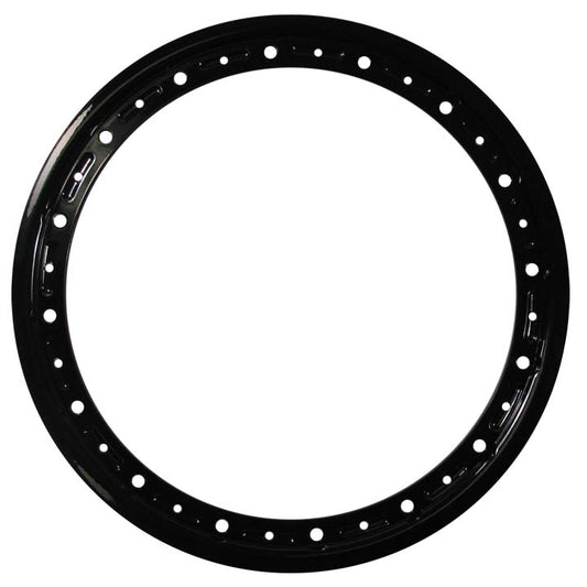 MIDGET ALUM BEADLOCK RING,BLACK,13"