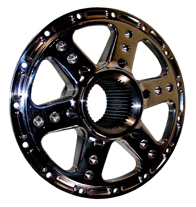 WHEEL CENTER,FORGED,BLACK,15 BOLT,2",31 SPLINE
