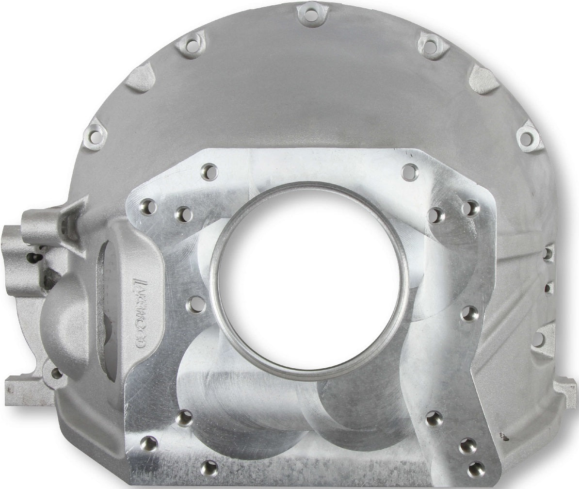 BELLHOUSING,CAST,ALUM,SB MOPAR 318>360,MOPAR 3&4 SPD,FORD TKX,TKO