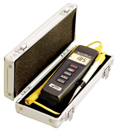 PYROMETER,DIGITAL,W/CASE & PROBE, 0-2000
