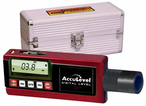 DIGITAL CASTER/CAMBER GAUGE,BOX,GM ADAPTER