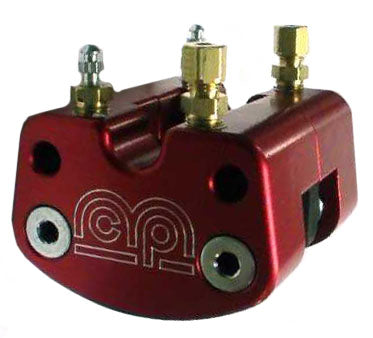 REAR KARTING CALIPER W/PADS,.25" ROTOR,RED