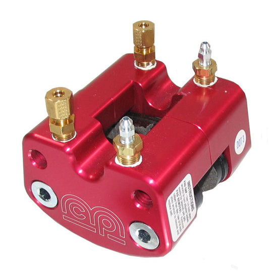 REAR KARTING CALIPER W/PADS,.65" ROTOR,RED