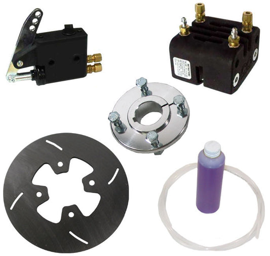 REAR KART KIT,1.25" HUB,7.1"x.125" ROTOR,LW