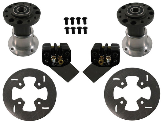 FRONT KART KIT,CALIPERS,HUBS,ROTORS,METR