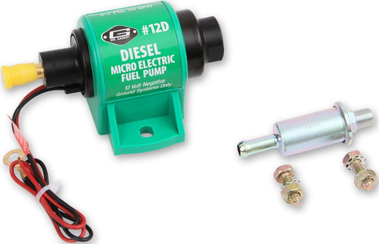 FUEL PUMP,ELECTRIC,35GPH,4-7PSI,DIESEL,5 1/6" PO