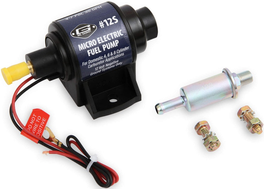 FUEL PUMP,ELECTRIC,35GPH,4-7PSI,5/16" PO