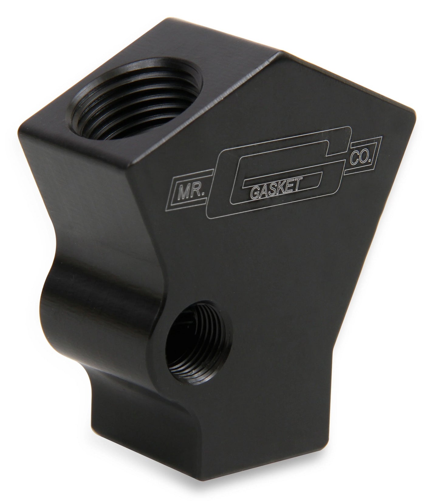 Y-BLOCK,ALUMINUM FUEL BLOCK,1/8" NPT,TAPPED HOLE