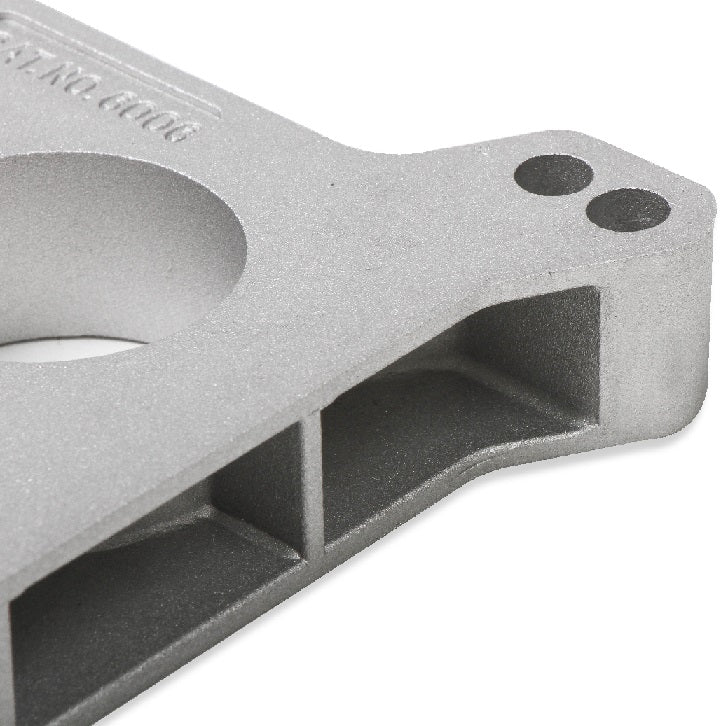 CARBURETOR SPACER,4150/4160,ALUM,4-HOLE,1"