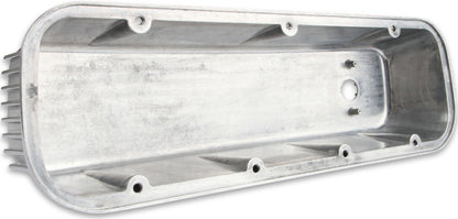 VALVE COVERS,BBC,ALUM,TALL,FINNED,POLISHED