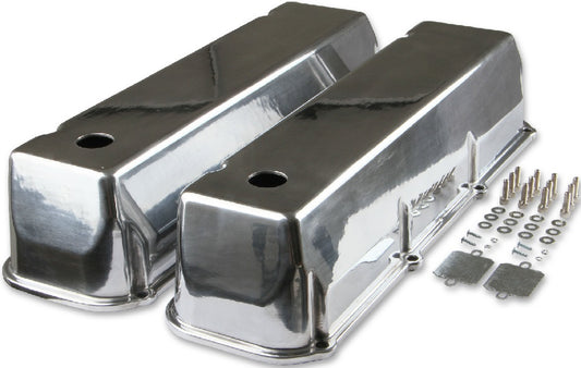 VALVE COVERS,BBF 429/460,ALUM,TALL,POLISHED