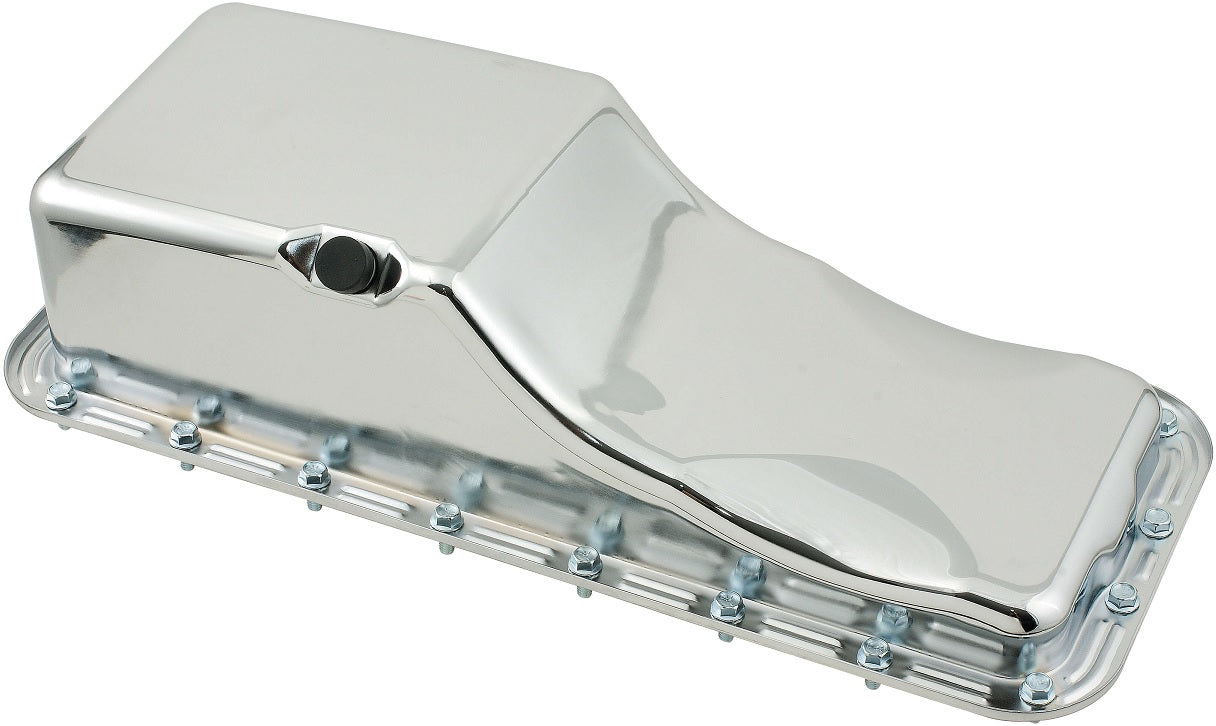 OIL PAN,FORD FE,352/428,CHROME