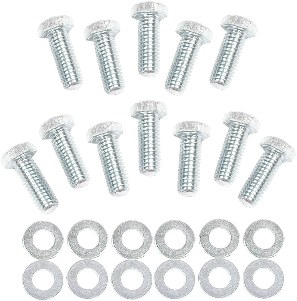 INTAKE MANIFOLD BOLT KIT,HEX HEAD,SBC