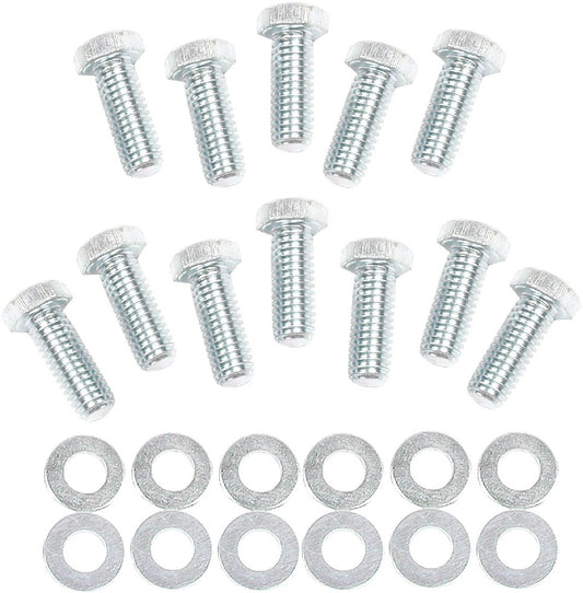 INTAKE MANIFOLD BOLT KIT,HEX HEAD,SBC