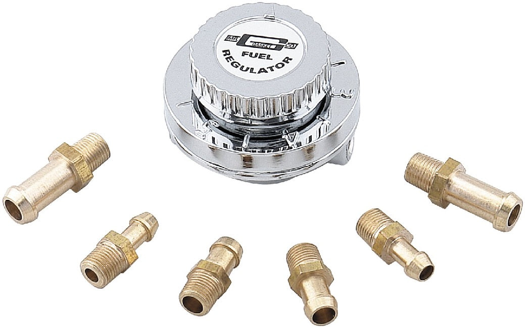 REGULATOR,FUEL PRESSURE,PUSH-ON,DIAL TYPE,1-6 PSI