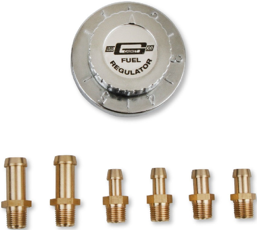 REGULATOR,FUEL PRESSURE,PUSH-ON,DIAL TYPE,1-6 PSI