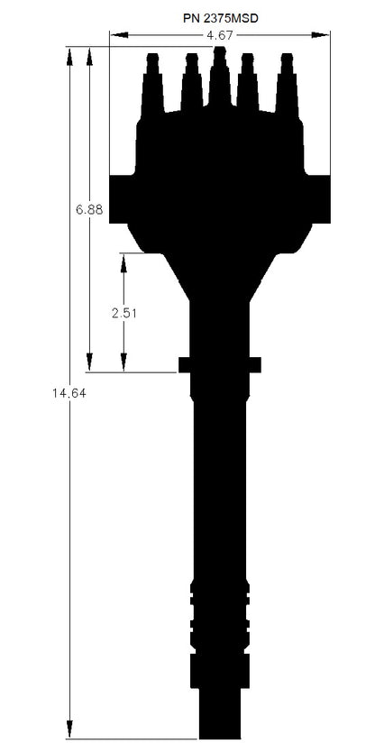 DISTRIBUTOR,PRO BILLET,EFI,DUAL SYNC,CHEVY