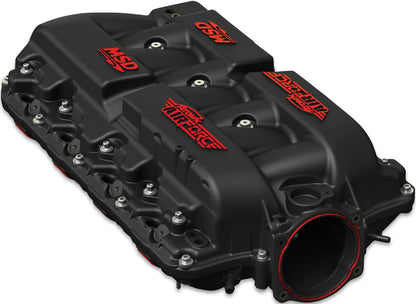 INTAKE MANIFOLD,POLYMER,LS1/2/6,BLACK,RED