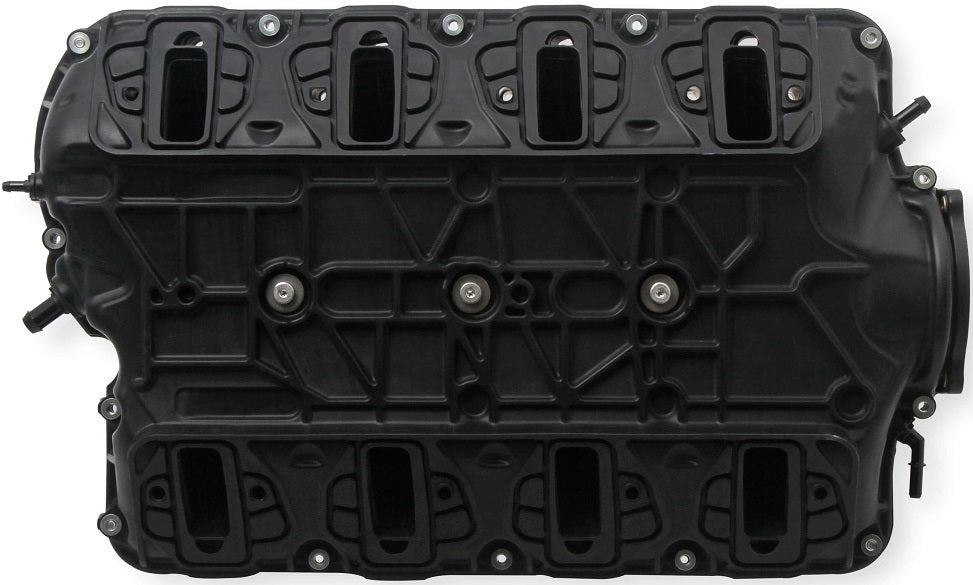 INTAKE MANIFOLD,POLYMER,LS1/2/6,BLACK,RED