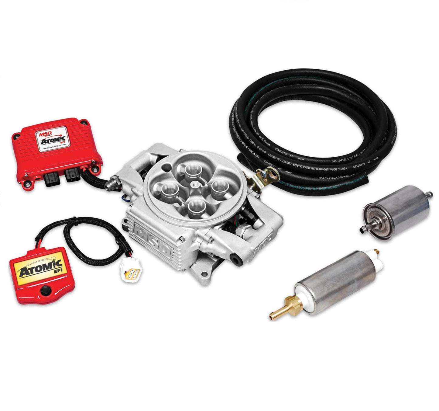 ATOMIC EFI MASTER KIT,TBI,FUEL PUMP