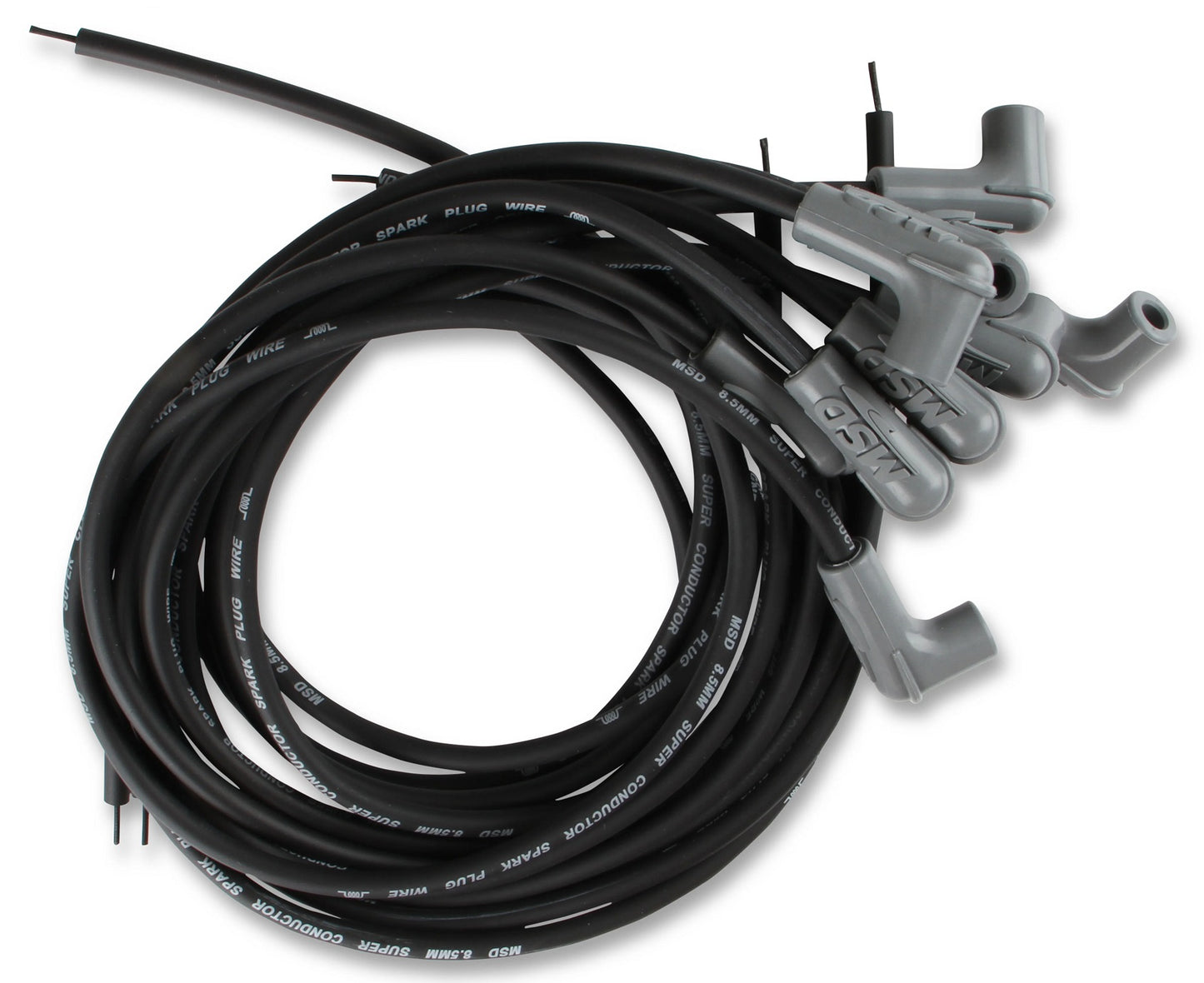 WIRE SET,SC,BLACK,8CYL,90/90 BOOTS,UNIVERSAL