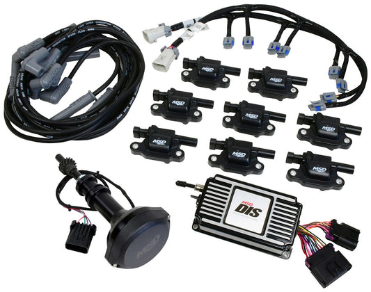 DIS IGNITION KIT,ECU,WIRES,FORD 351W,BLACK