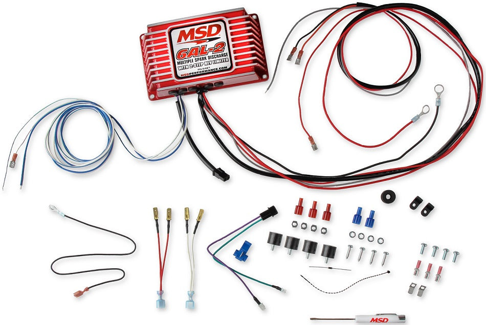 IGNITION BOX,6AL,2 STEP REV CONTROL,RED