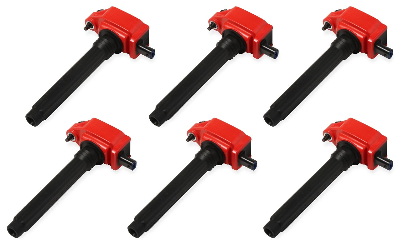 COILS,RED,CHRYSLER V6 '11-'16,6-PACK