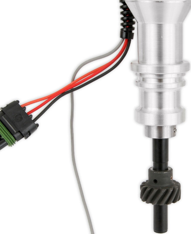 DISTRIBUTOR,SBF 289/302,READY-TO-RUN,BLACK CAP,IRON GEAR