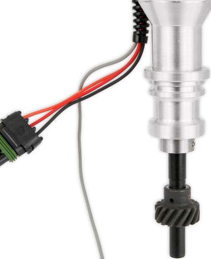 DISTRIBUTOR,SBF 289/302,READY-TO-RUN,BLACK CAP,IRON GEAR