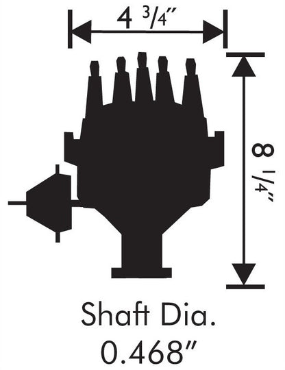 DISTRIBUTOR,SBF 289/302,READY-TO-RUN,IRON GEAR