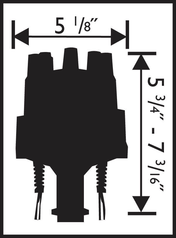 DISTRIBUTOR,CHEVY V-8,DUAL PICKUP