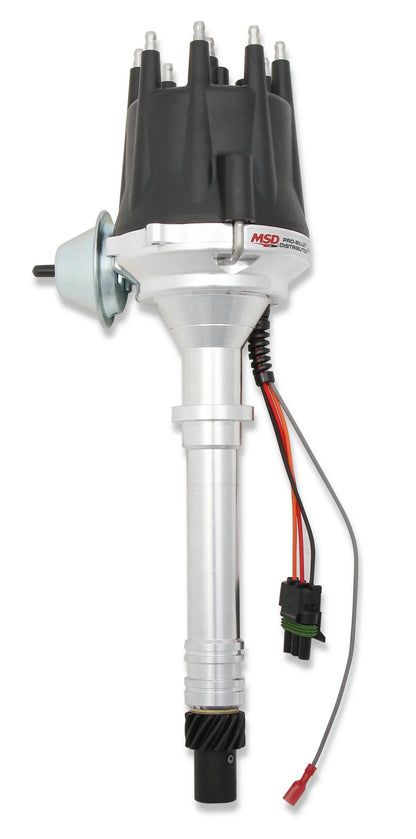 DISTRIBUTOR,CHEVY V8 W/MODULE BLK CAP